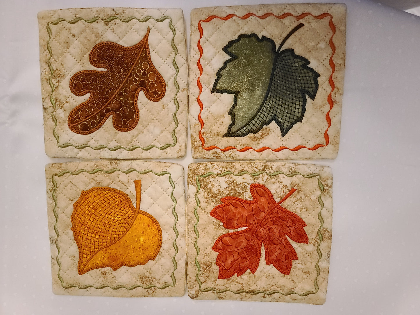 Leaf Mug Rugs (Coasters)