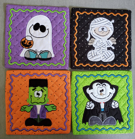 Halloween Mug Rugs (Coasters)