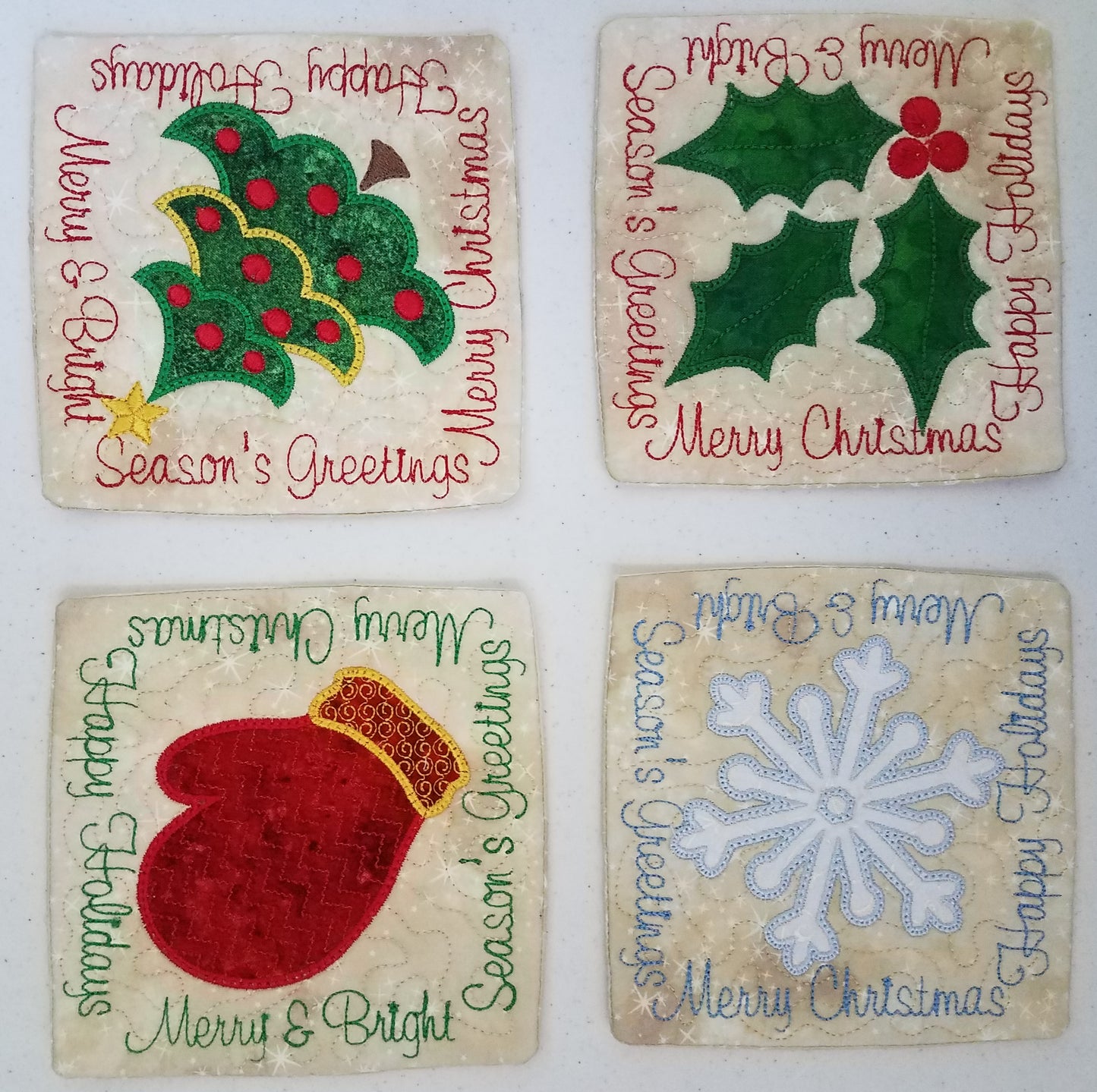 Christmas Mug Rugs (Coasters)